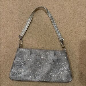 Silver Sparkle Clutch